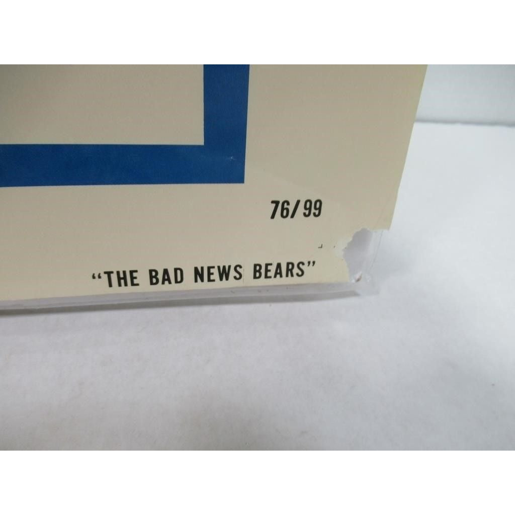 Bad News Bears (1976) Original Movie Poster 27x41 Folded Walter Matthau Classic