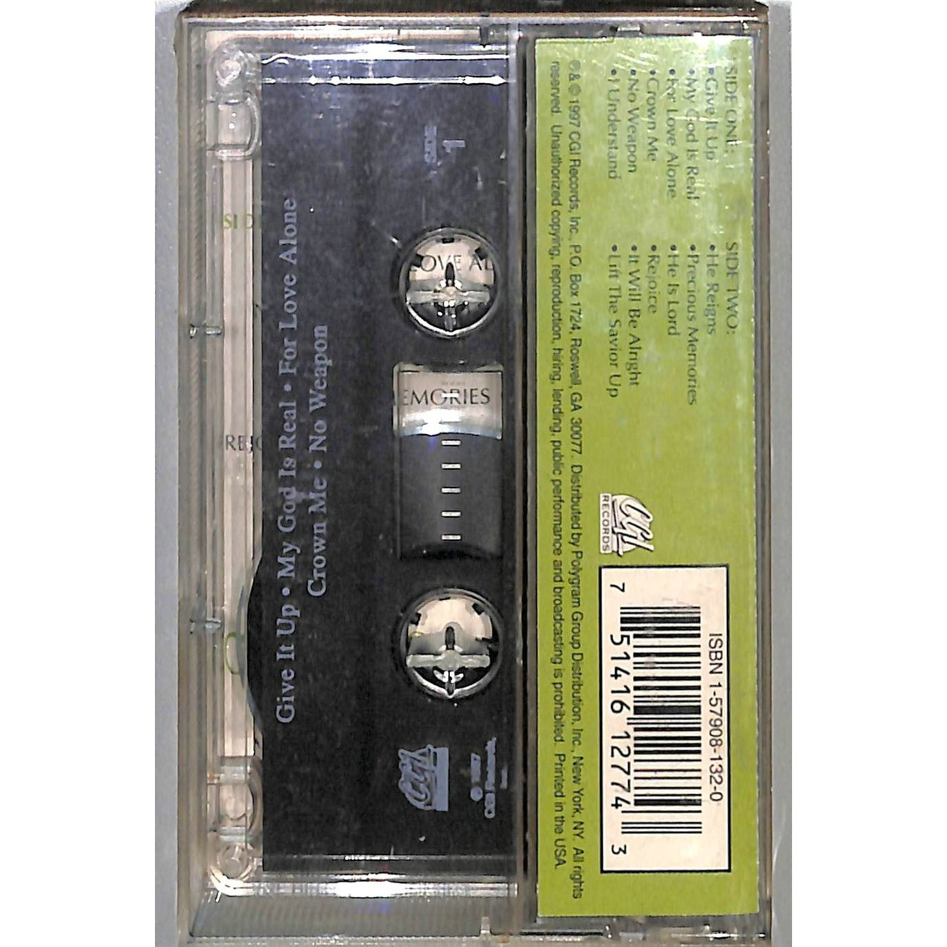 B. Chase Williams & ShaBach: "Give It Up" 1997 Brand New Sealed Cassette