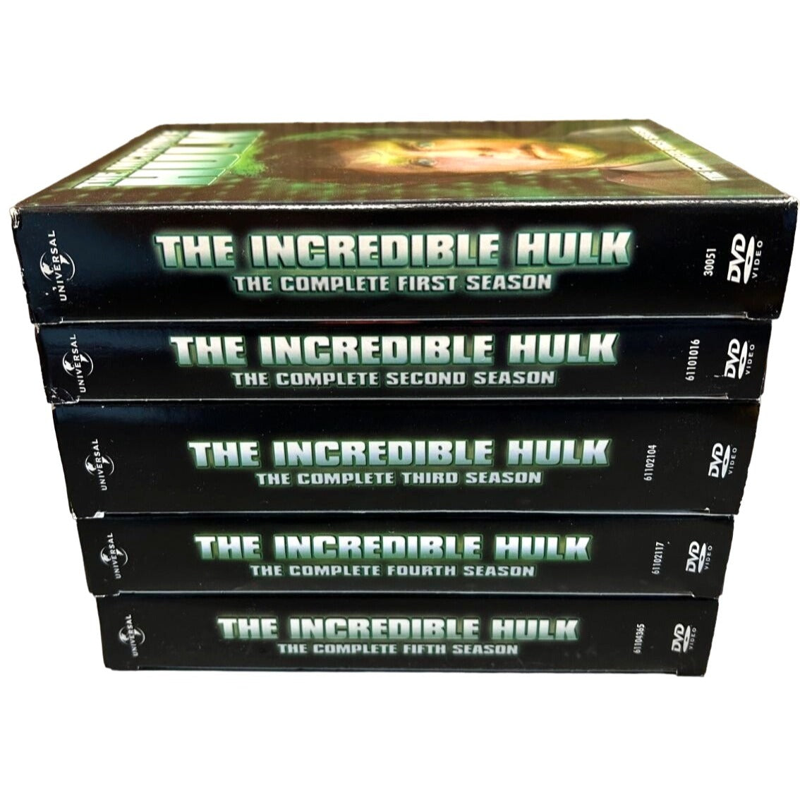 The Incredible Hulk: The Complete Seasons 1-5 DVD Lenticular Covers