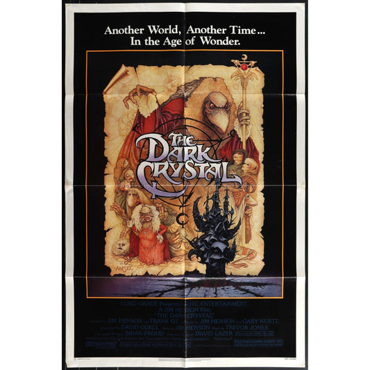 The Dark Crystal (1982) Original Movie Poster Folded 27x41 Jim Henson EM4-52
