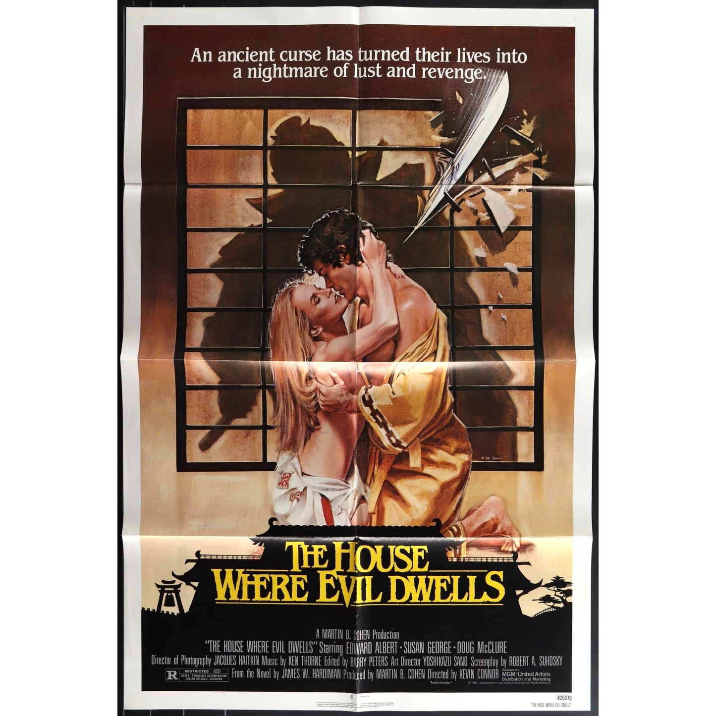 The House Where Evil Dwells (1982) Orig. Movie Poster 27x41 Folded 27x41 EM4-85