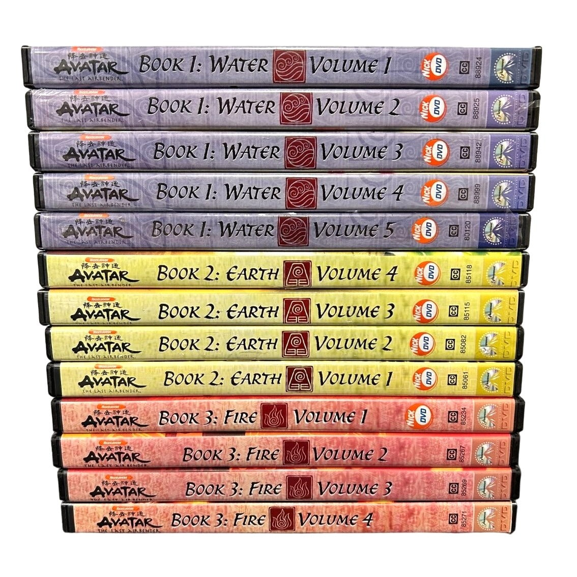 Avatar: The Last Airbender - The Complete Book 1-3 DVD Set