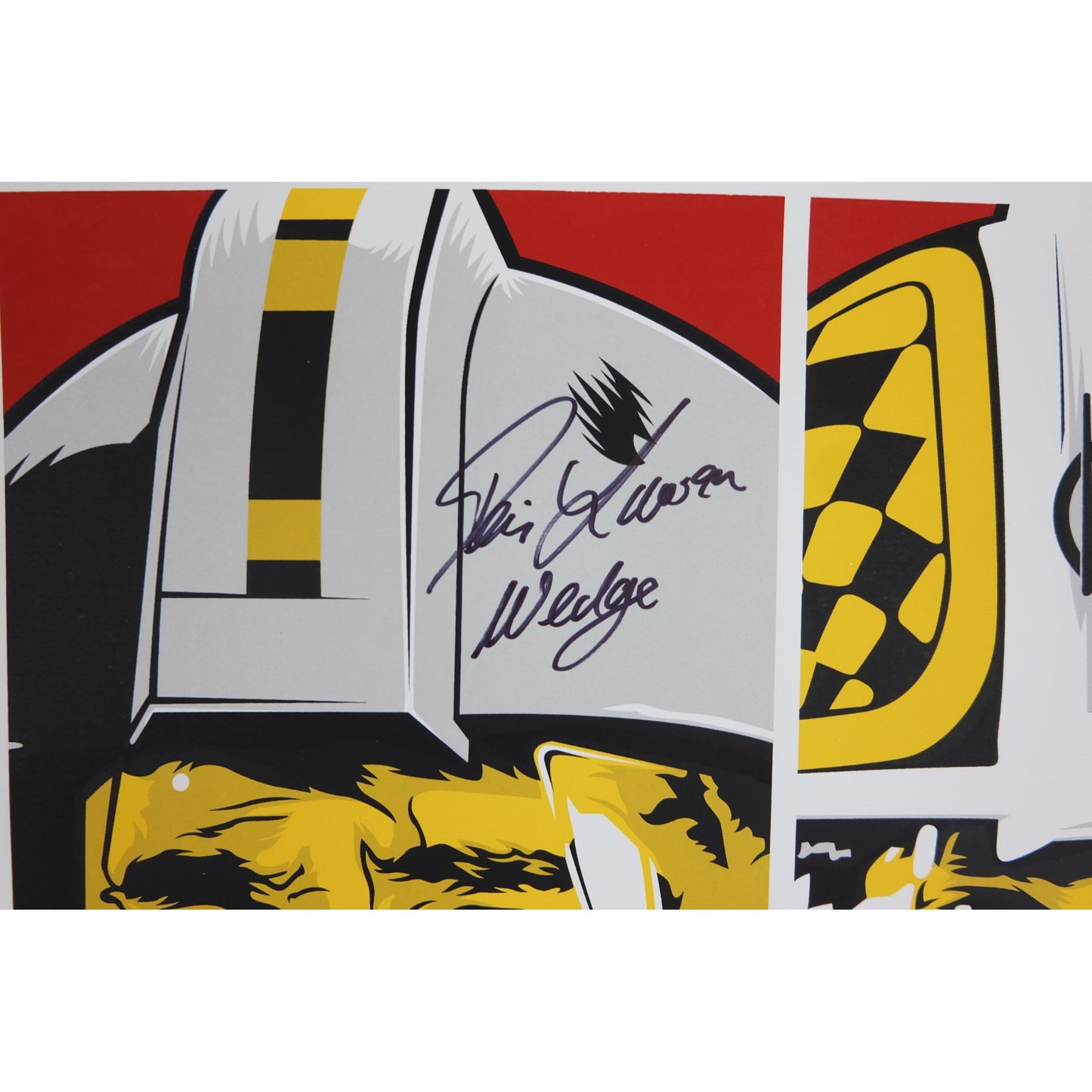 Star Wars Art Print by Joshua Budich w/ Autographs Dennis Lawson & Garrick Hagon