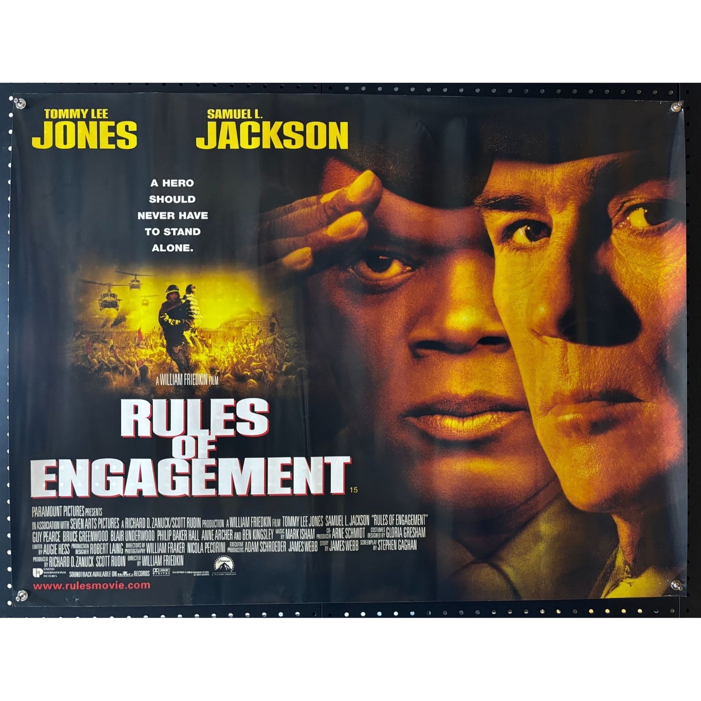 Rules of Engagement (2000) Original Rolled UK QUAD 30x40