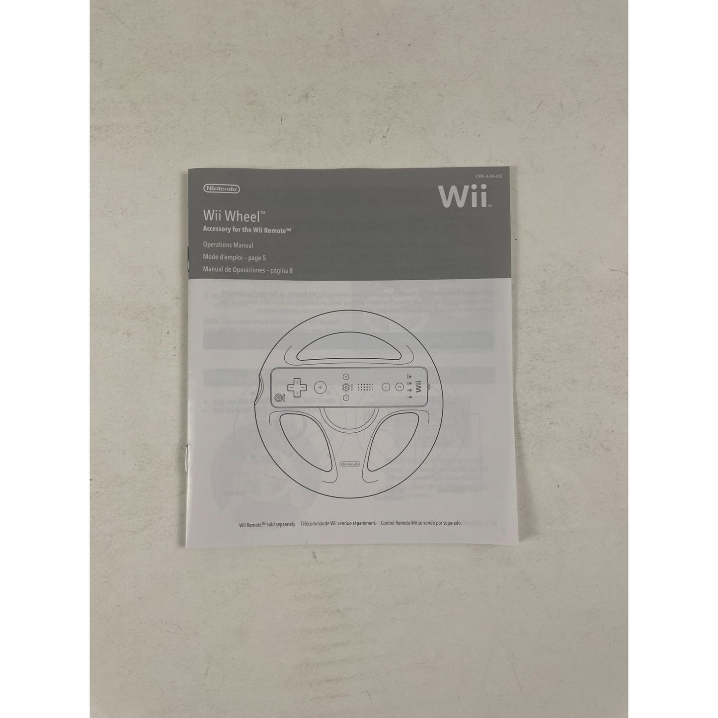 Mario Kart Wii (2008) Big Box Bundle Including Steering Wheel CIB