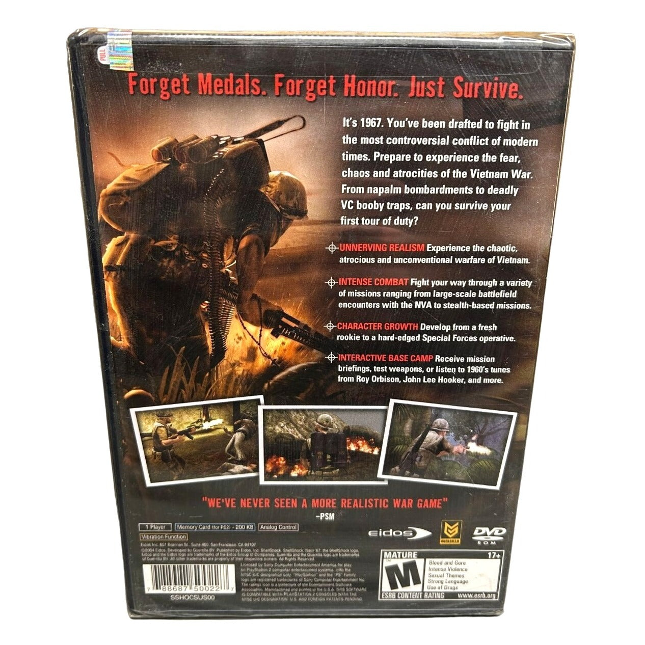 Shellshock Nam '67 PlayStation 2 2004 Eidos Interactive BRAND NEW SEALED