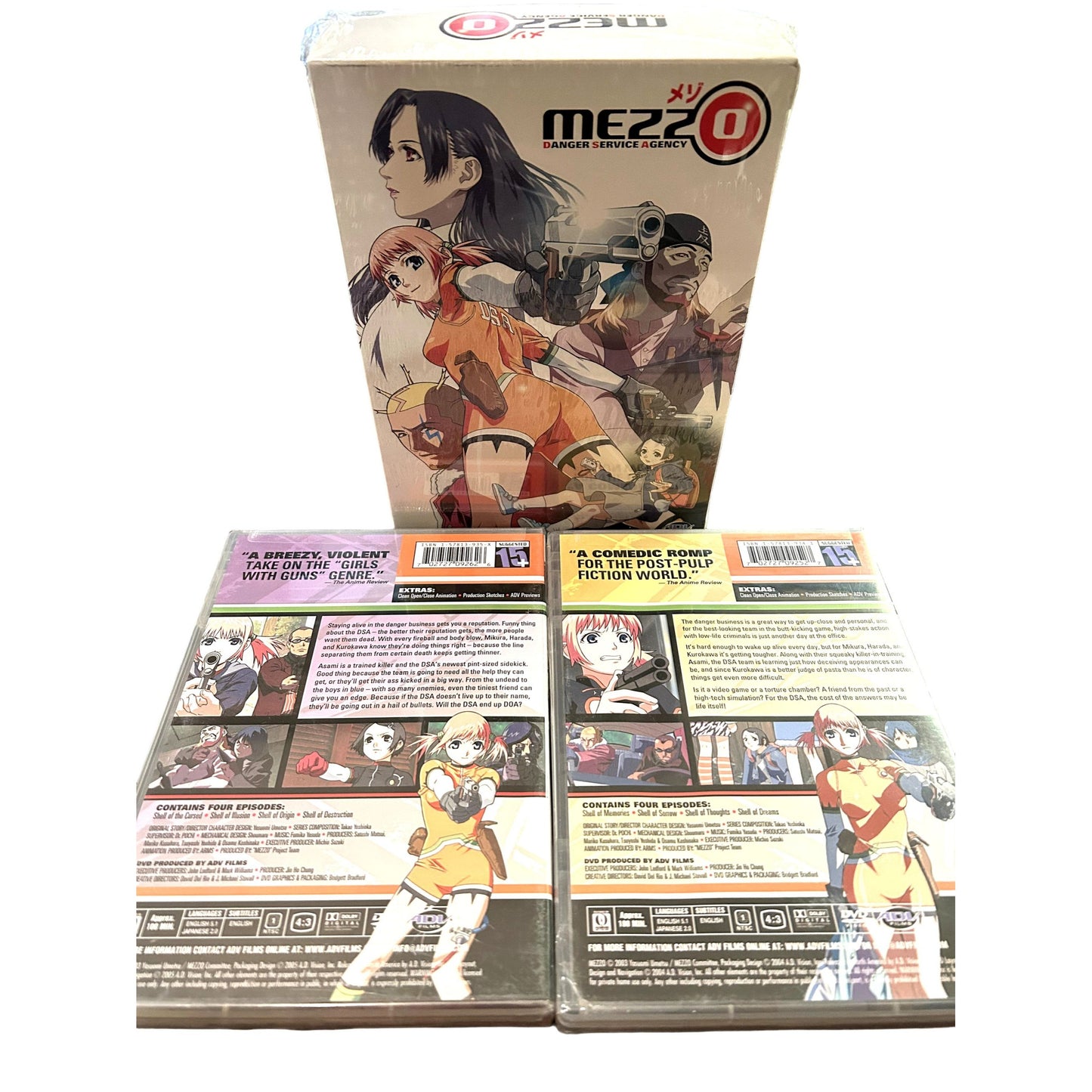 Mezzo Danger Service Agency (2004) Complete DVD Set Volume 1-3 Incl. Starter Box