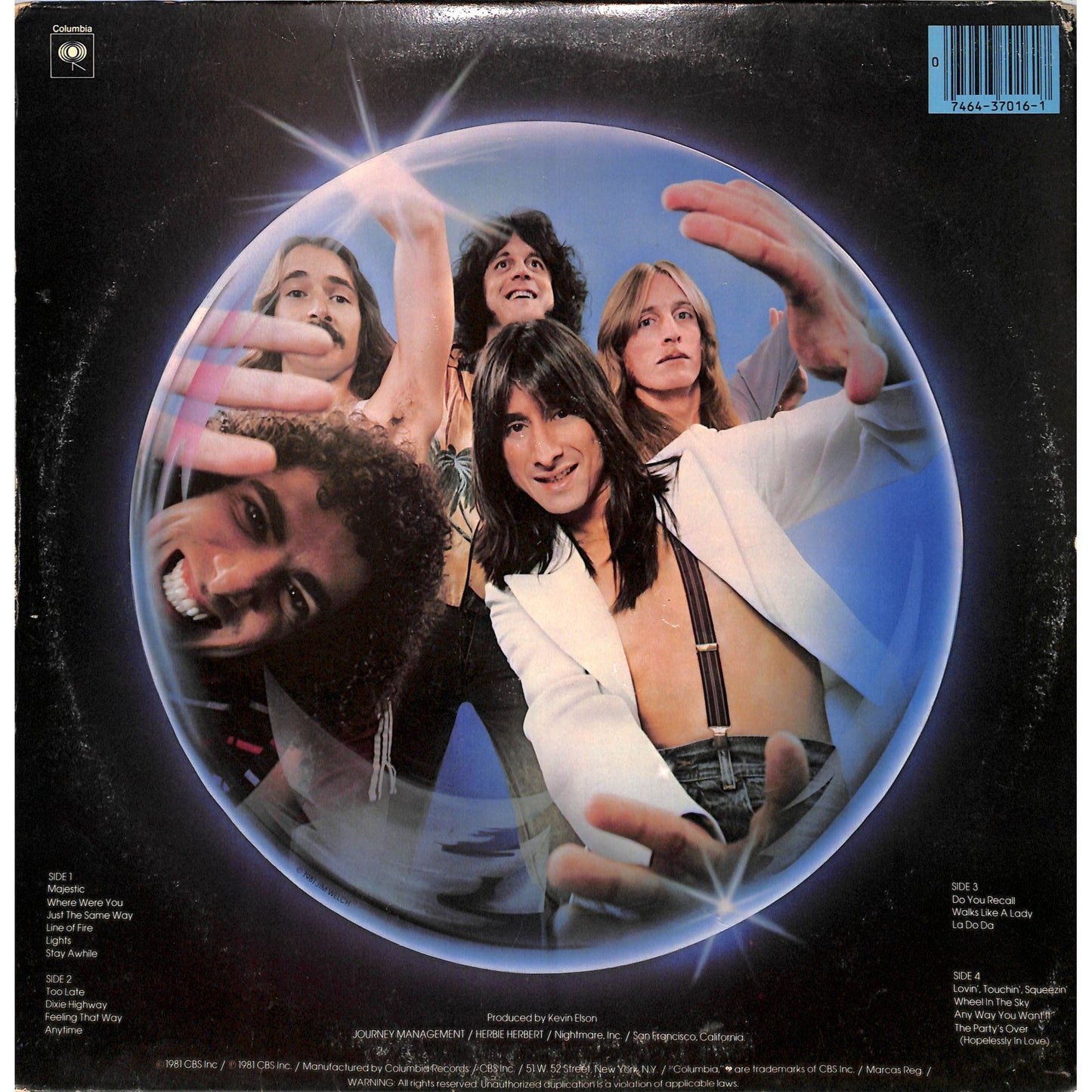 Journey - Captured 2LP Vinyl Record KC2-37016