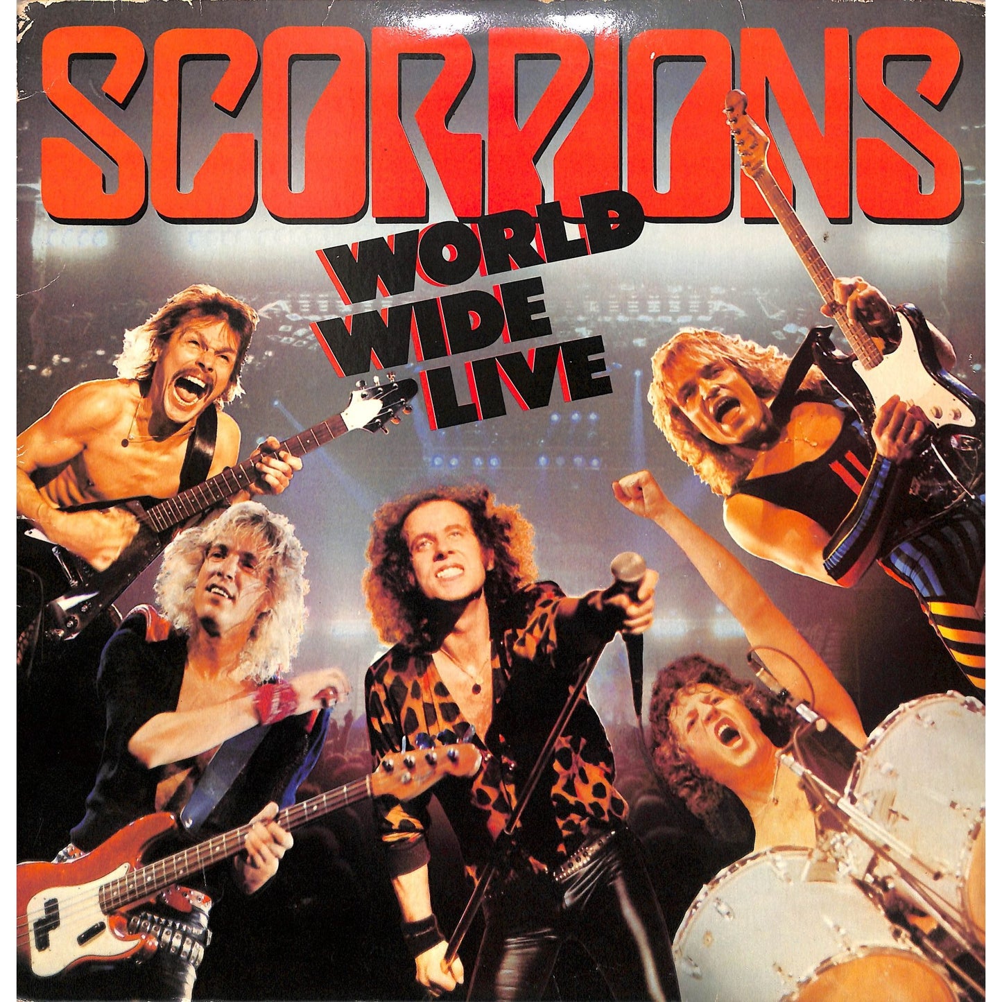 Scorpions - World Tour Live 2LP Vinyl Record 422-824 344-1 M-2