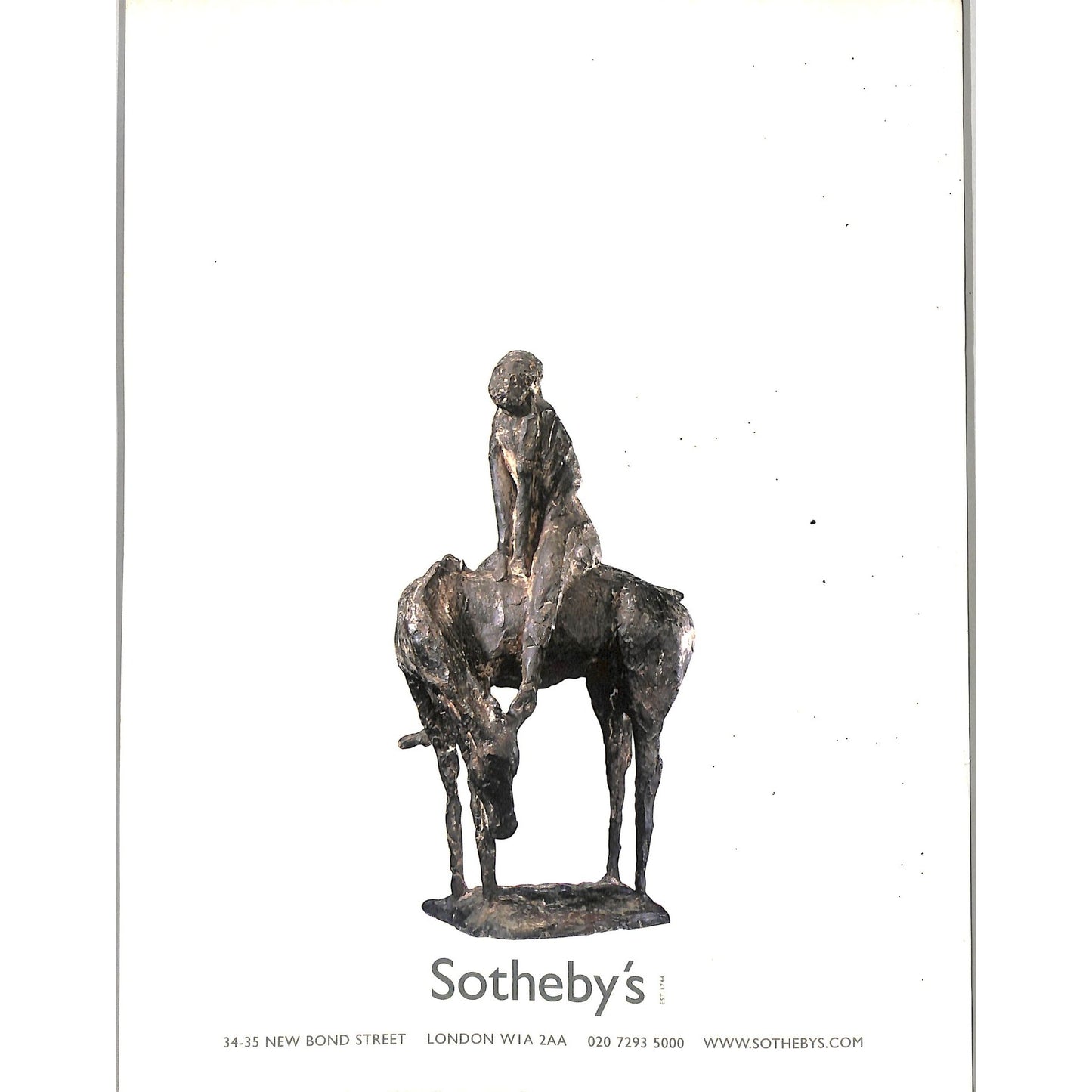 Sotheby's 20th Century Italian Art Auction Catalog October 22, 2001
