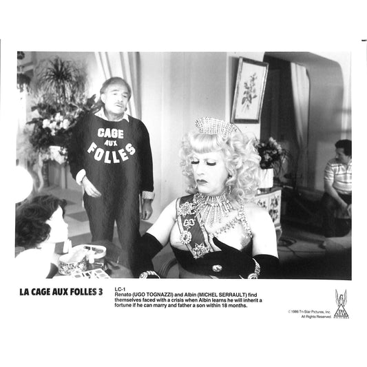 La Gage Aux Folles 3 (1985) Movie Still Full Set 8x10