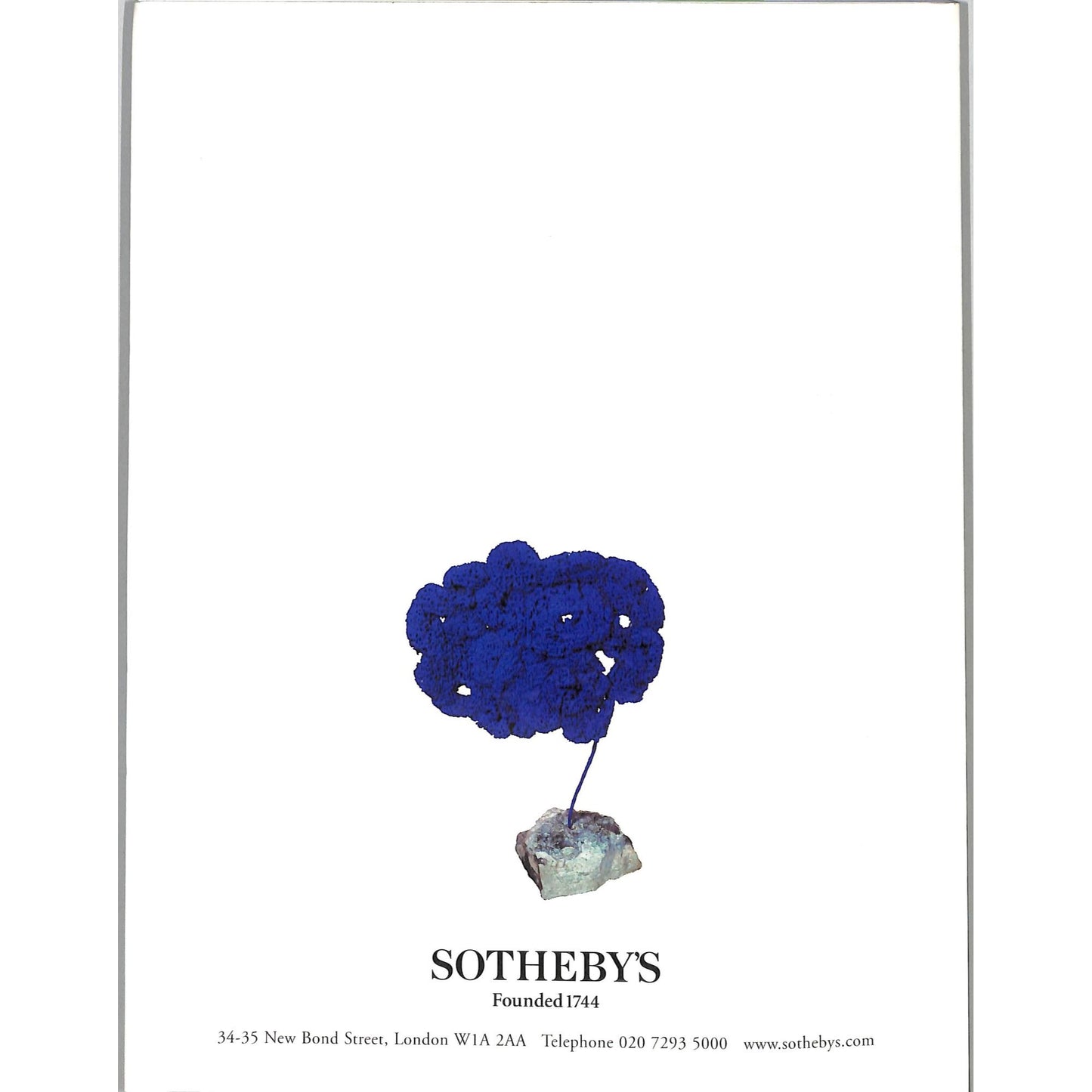 Sotheby's Contemporary Art Part 1 Auction Catalog February 7, 2001