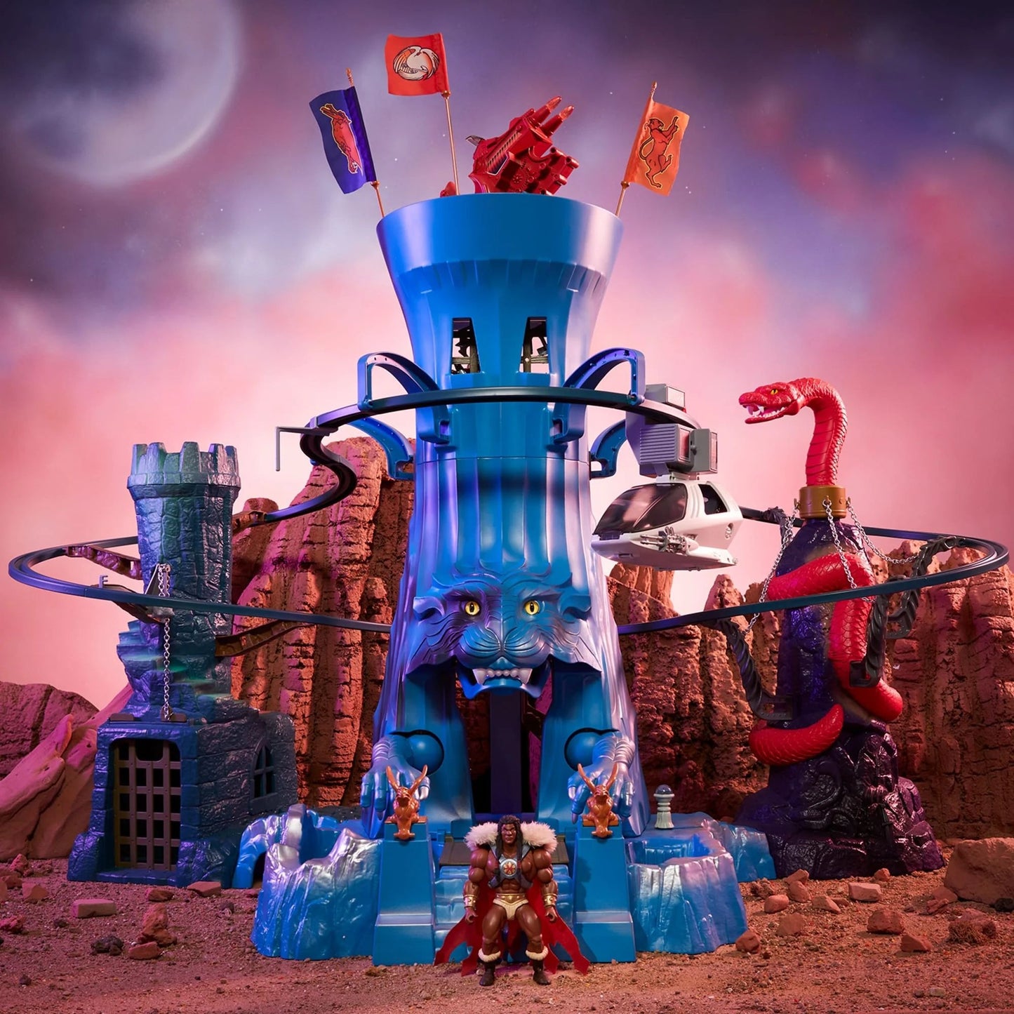 MOTU Masters of the Universe Exclusive Origins Eternia Playset Orig Box HGW42-993