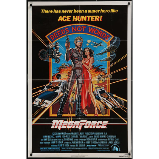 Megaforce (1982) Original Movie Poster Folded 27x41