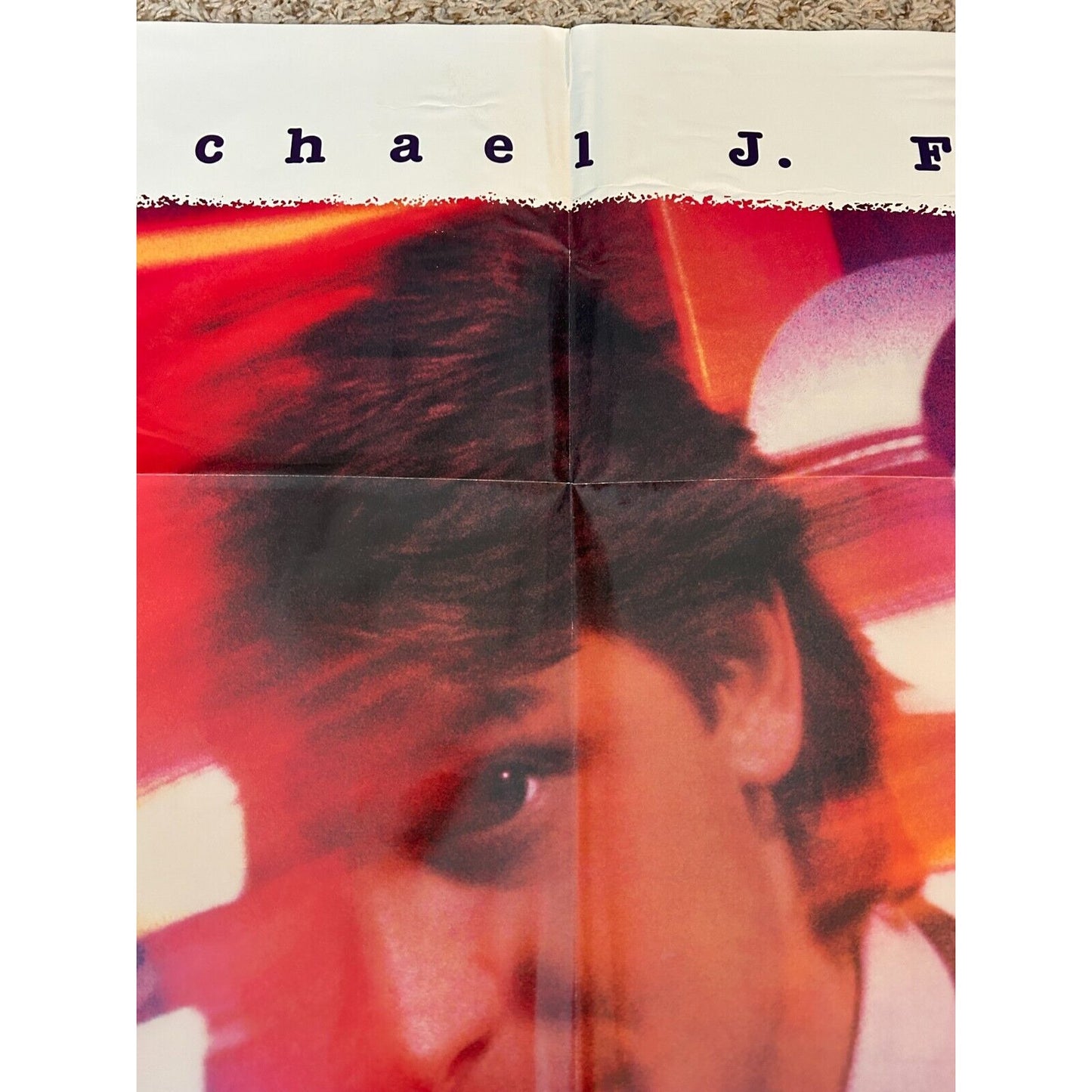 BRIGHT LIGHTS, BIG CITY Michael J Fox 1988 ONE SHEET MOVIE POSTER 27 x 41 BP23