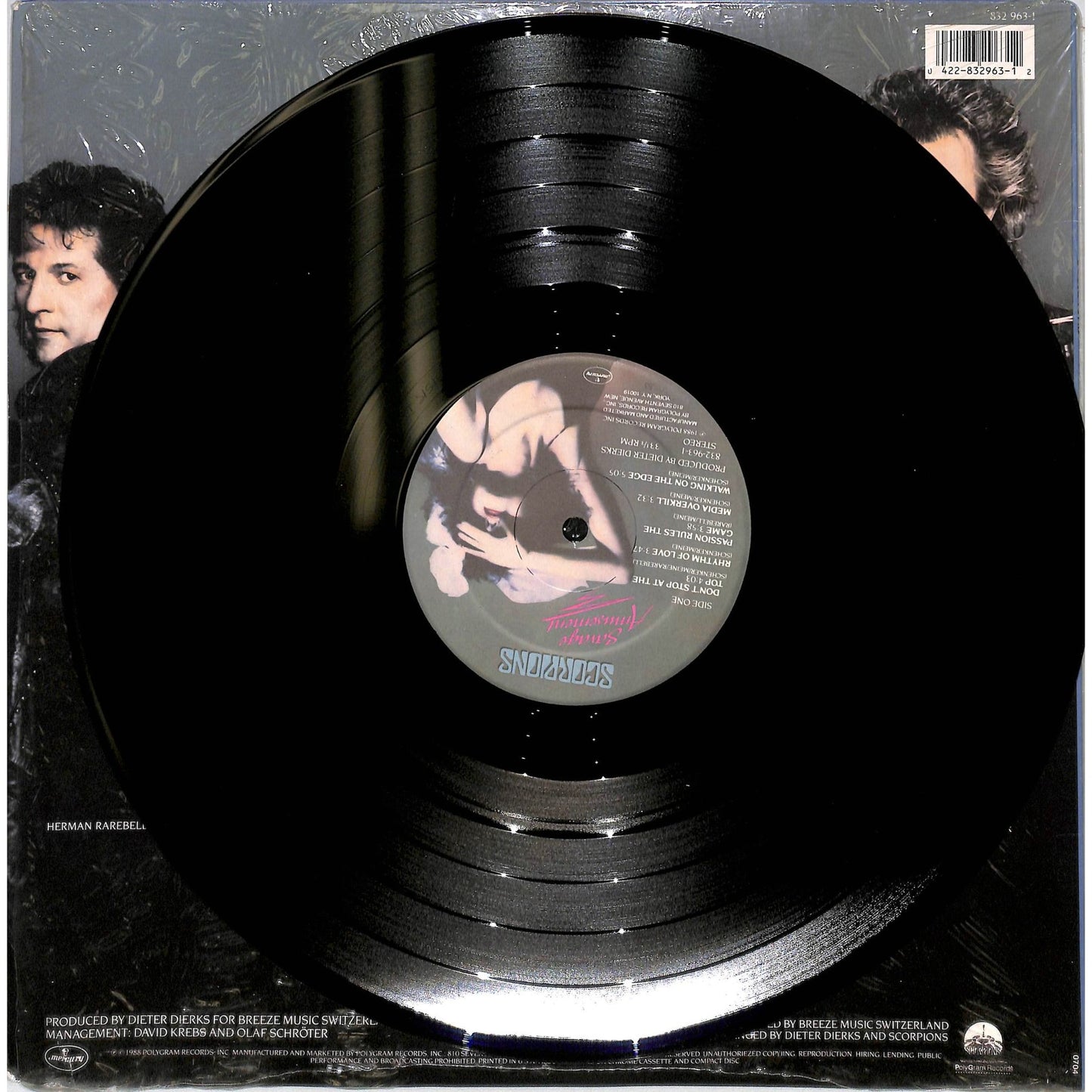 Scorpions Savage Amusement (1988) Mercury-832 963 1