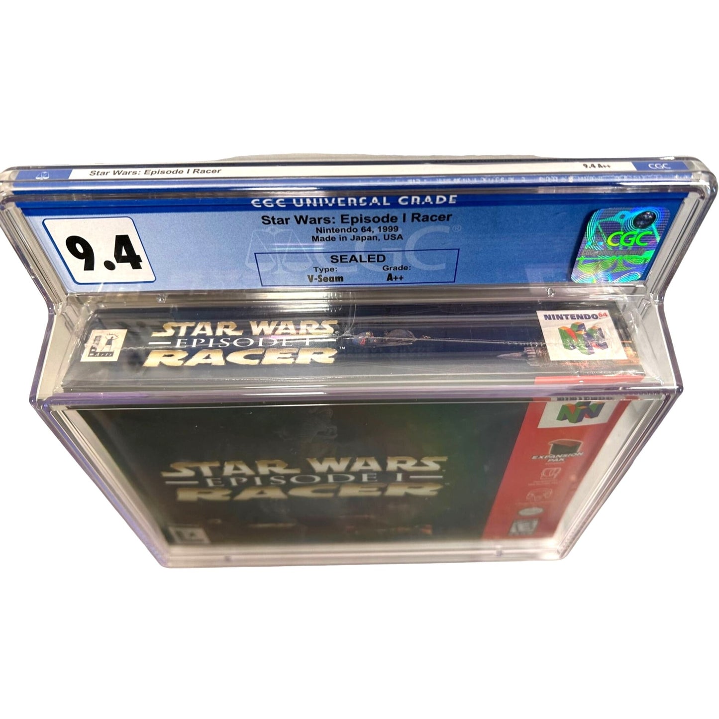 Star Wars - Episode I - Racer (Nintendo 64, N64, 1999) CGA Graded 9.4 A++