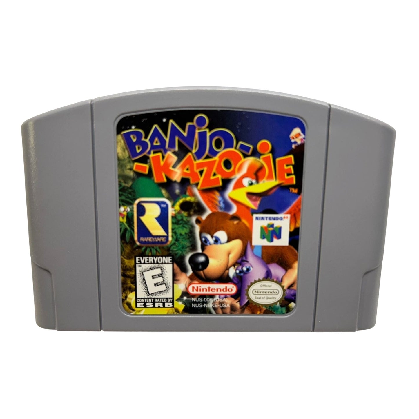 Banjo-Kazooie (Nintendo 64 1998) CIB with Manuals Partial Seal and Hang-tab NM