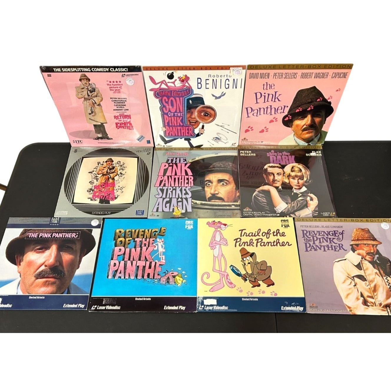 Pink Panther / Peter Sellers LASERDISC Collection 10 Films Inspector Clouseau