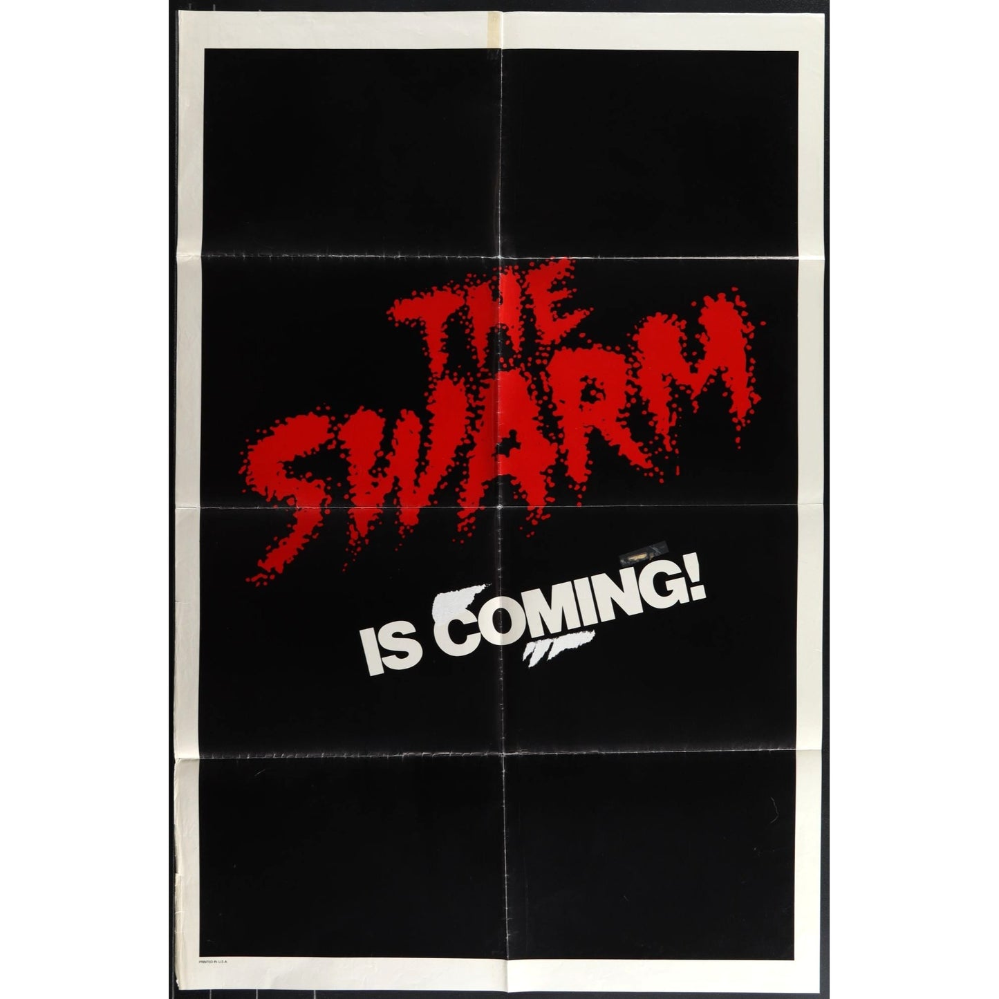 The Swarm (1978) Original Advance Poster Folded 27x41 Michael Caine EM4-151