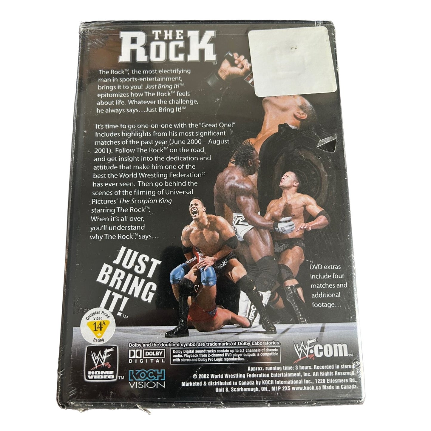WWF - The Rock - Just Bring It! (DVD, 2002) BRAND NEW SEALED