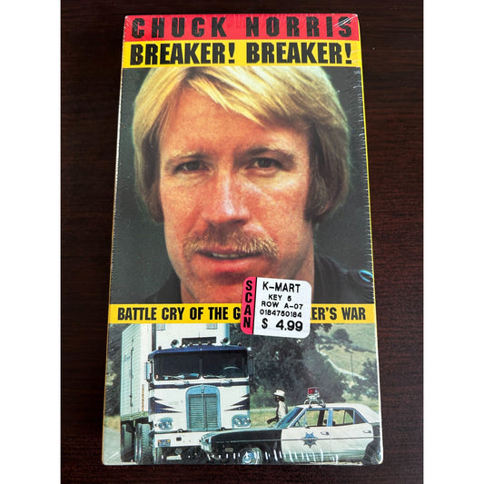 Breaker! Breaker! (1977) VHS BRAND NEW SEALED Chuck Norris