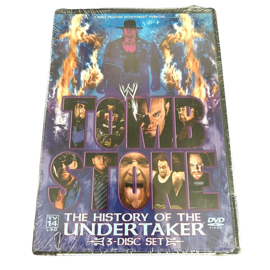 WWE Tombstone: The History of the Undertaker (DVD, 2005, 3-Disc Set) New