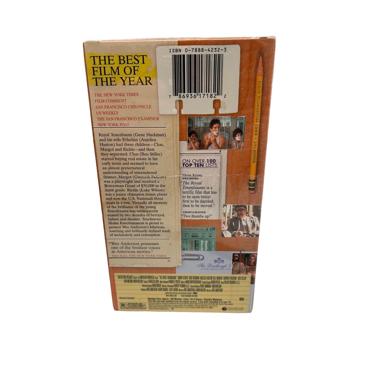The Royal Tenenbaums (2003 Touchstone VHS) SEALED w/ watermarks
