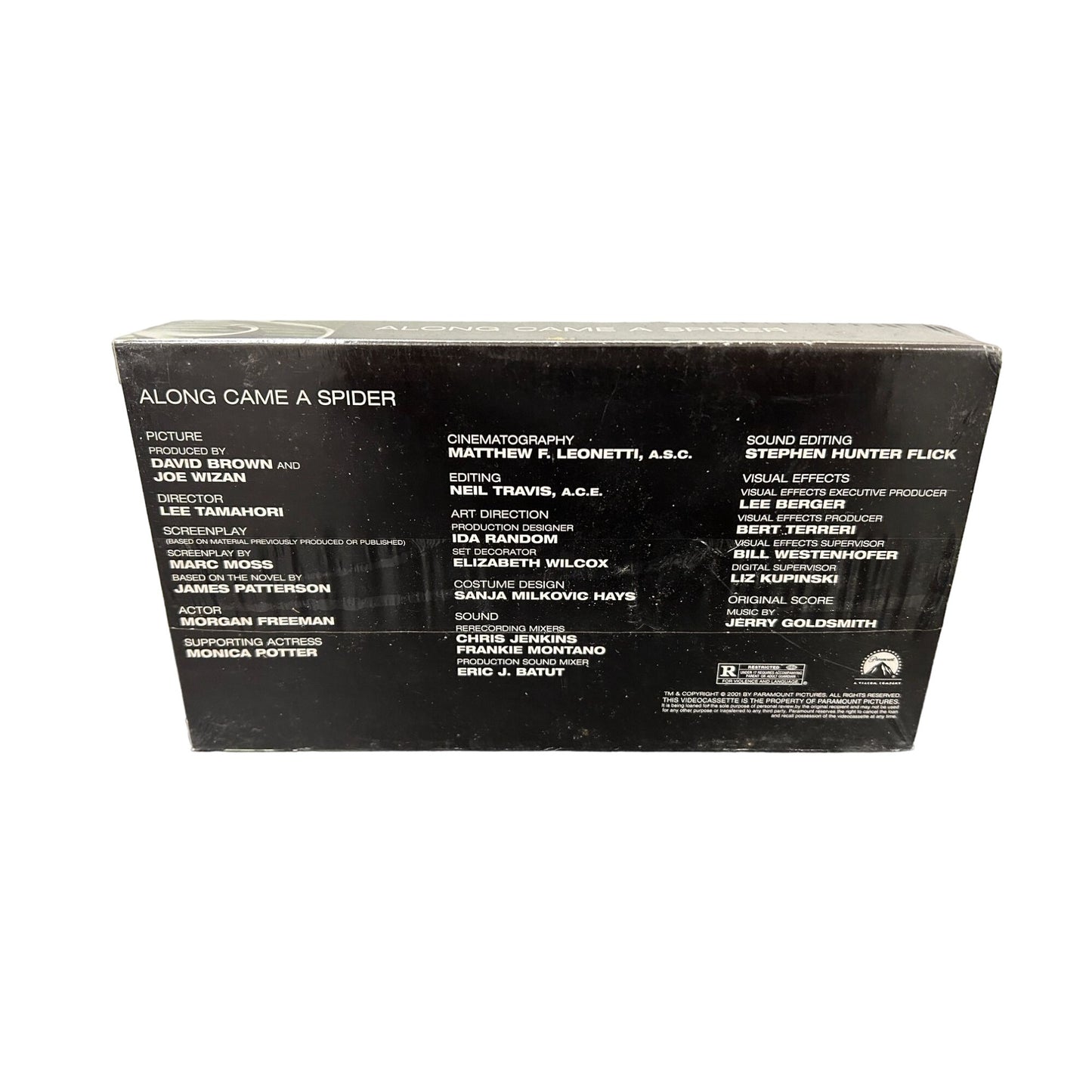 Along Came a Spider (2001) Paramount Screener VHS NEW SEALED