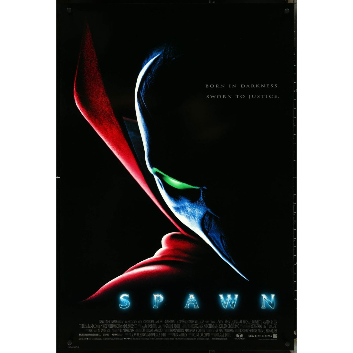 Spawn (1997) Original Rolled Movie Poster 27x40 Todd McFarlane Superhero EM2-4