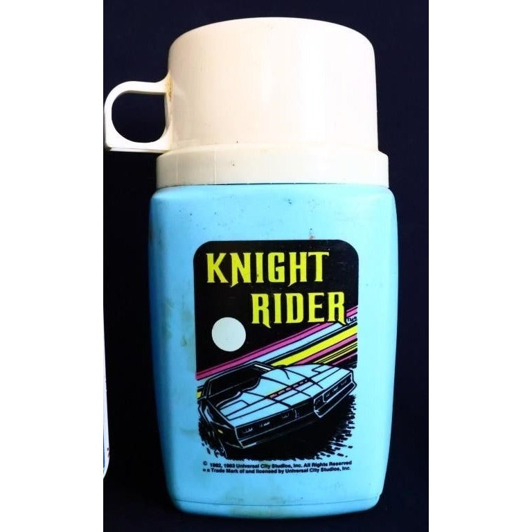 Vintage metal Knight Rider lunchbox w/ thermos