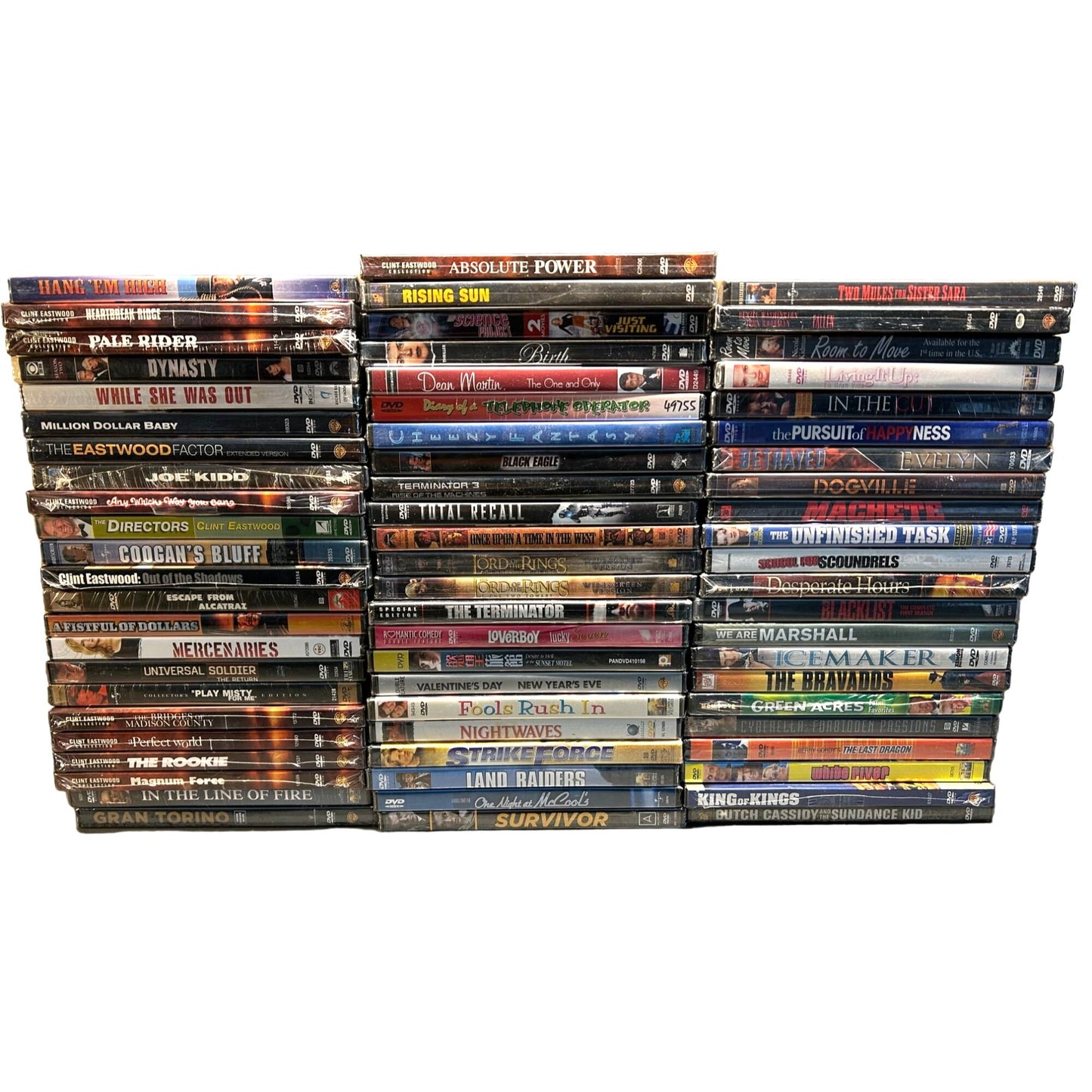 BULK LOT 68 BRAND NEW SEALED DVDs Lots of OOP titles SJ13