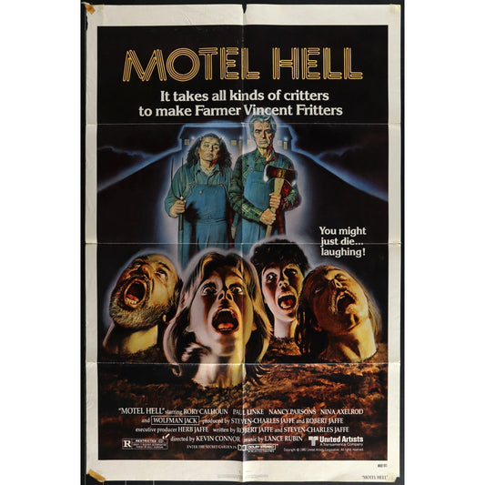 Motel Hell (1980) Original Horror Comedy Movie Poster Folded 27x41 EM4-61