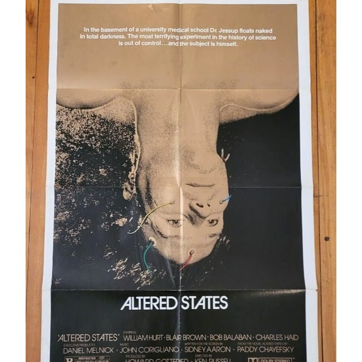 Altered States (1980) Original Movie Poster 27x41 Folded William Hurt