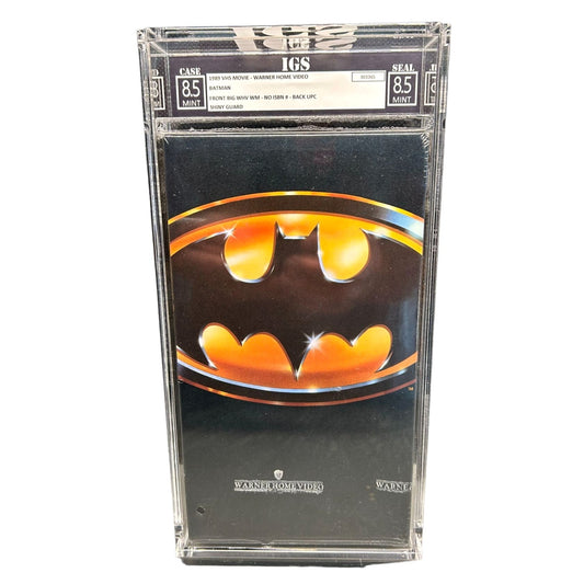 Batman (1989) Sealed VHS ICG Graded Mint Case 8.5 Seal 8.5