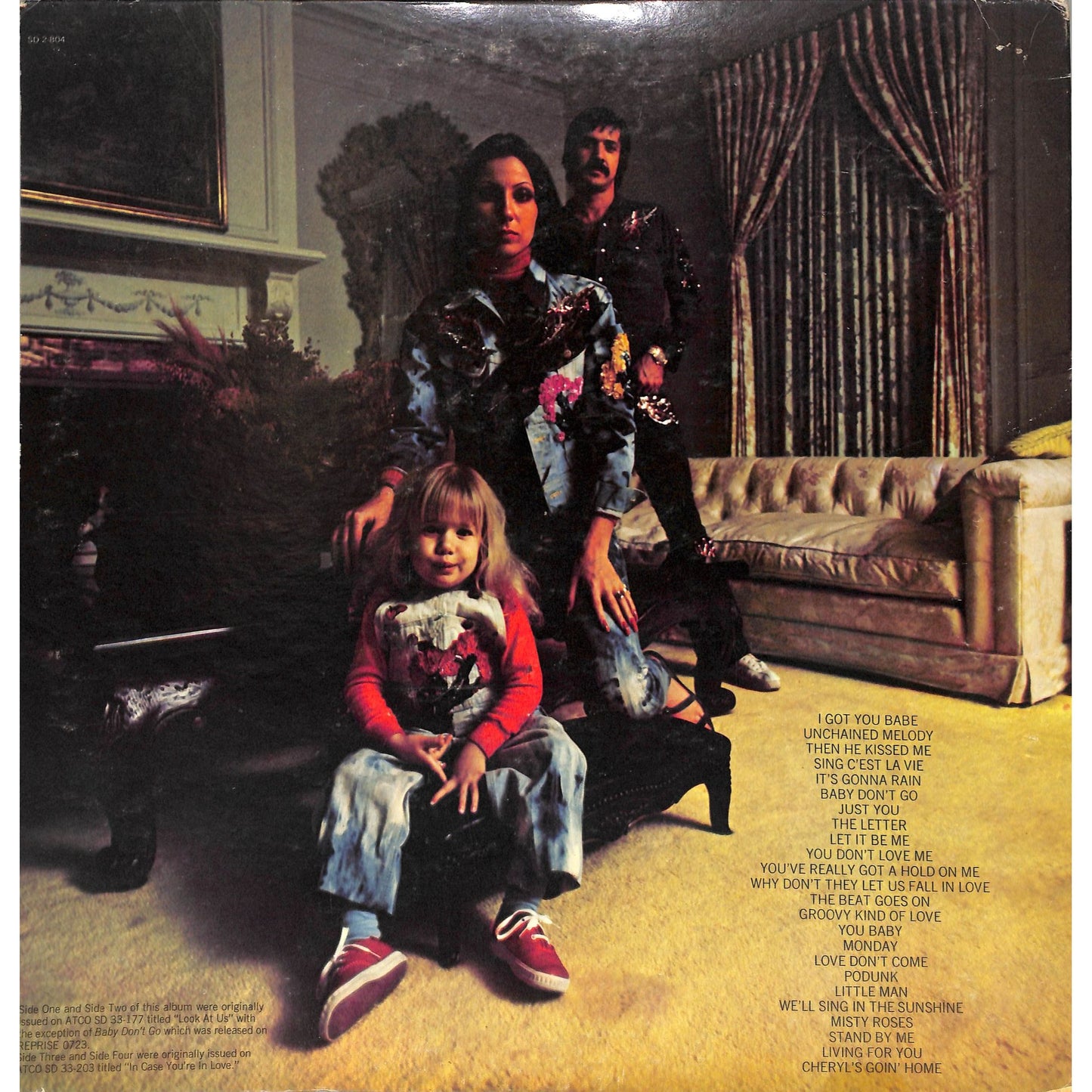 Sonny & Cher - The Two of Us 2LP Vinyl Record SD 2-804