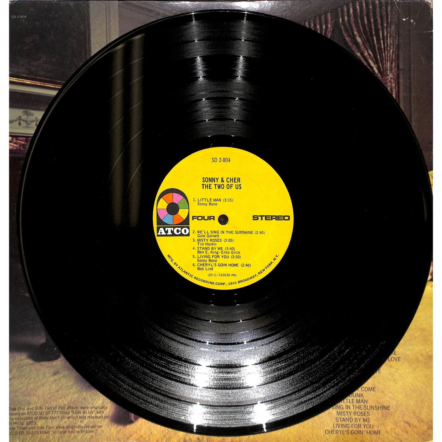 Sonny & Cher - The Two of Us 2LP Vinyl Record SD 2-804