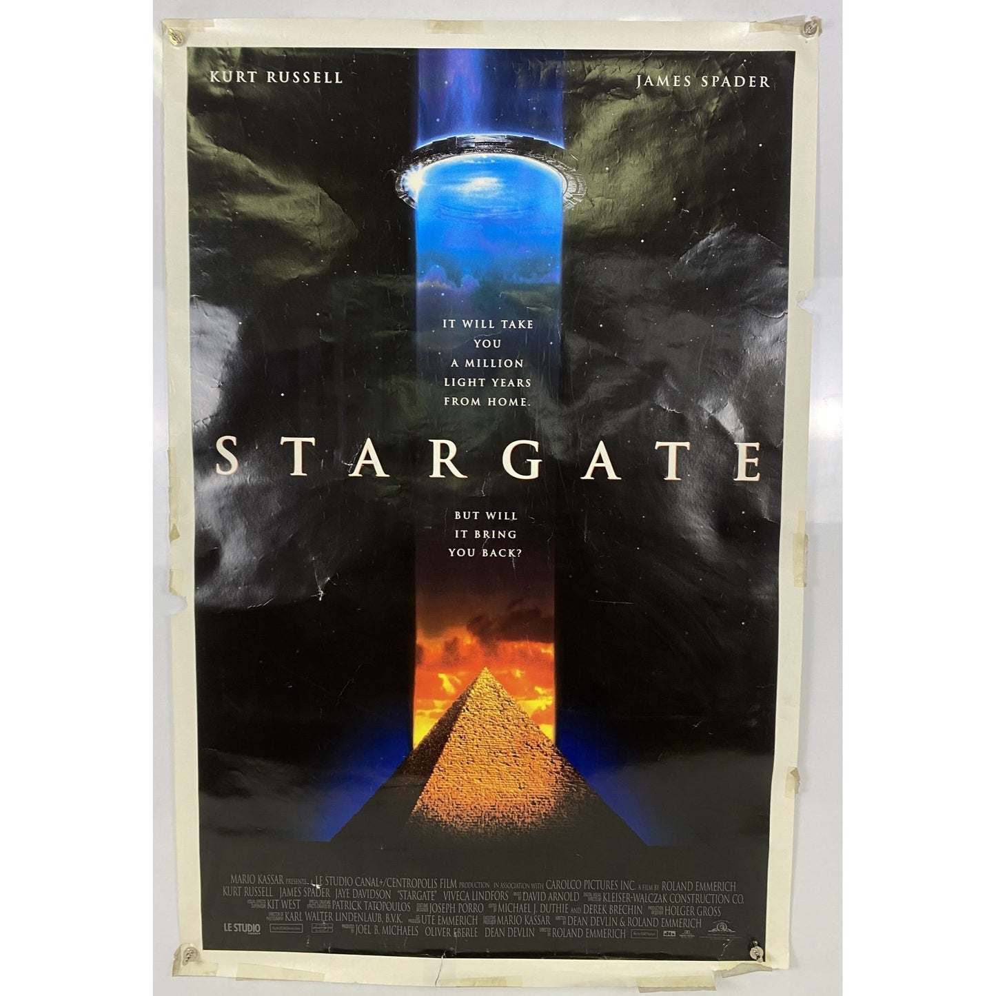 Stargate (1994) Original Movie Poster Rolled 27x41