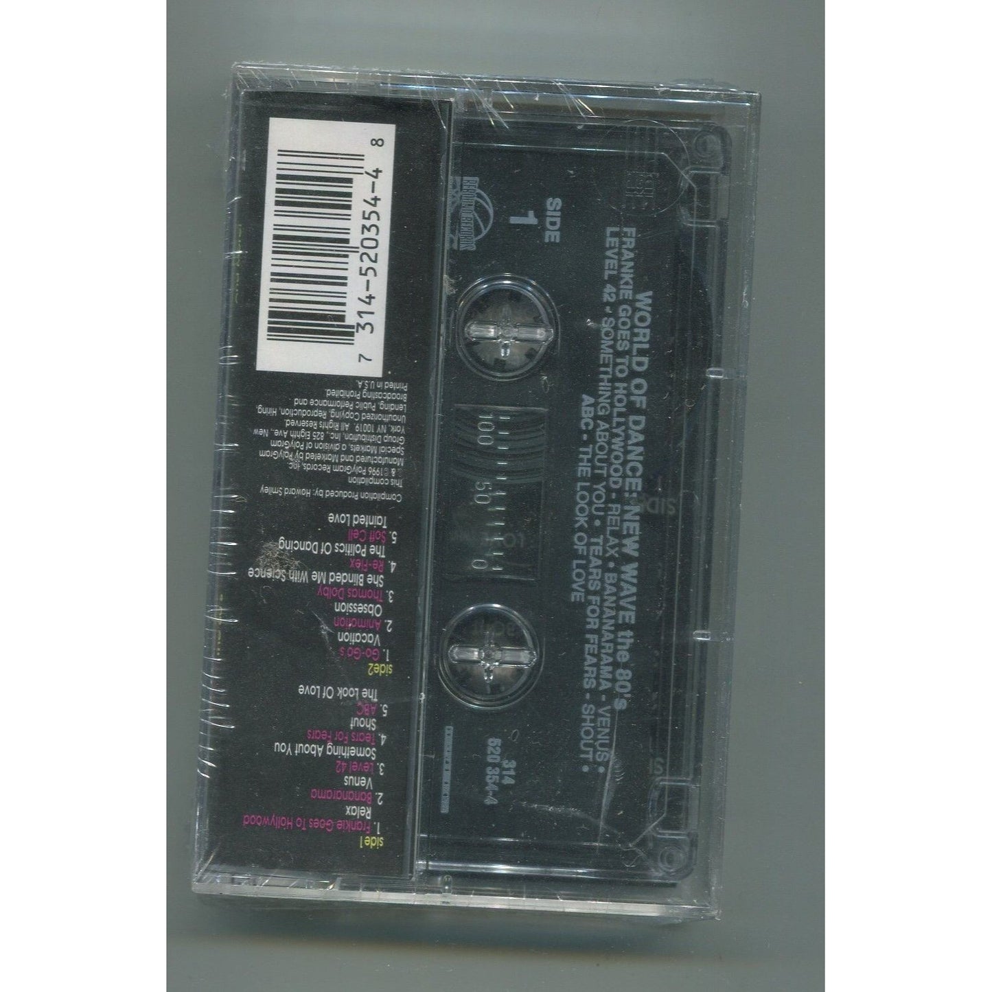 World of Danced New Wave the 80's Cassette Tape NEW SEALED UNUSED