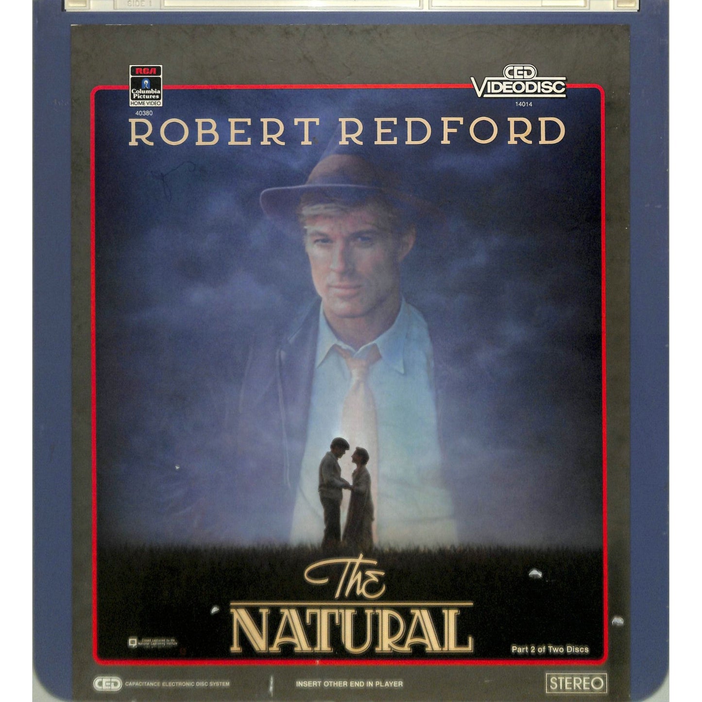 The Natural (1984) Vintage CED Double Videodisc TESTED WORKING