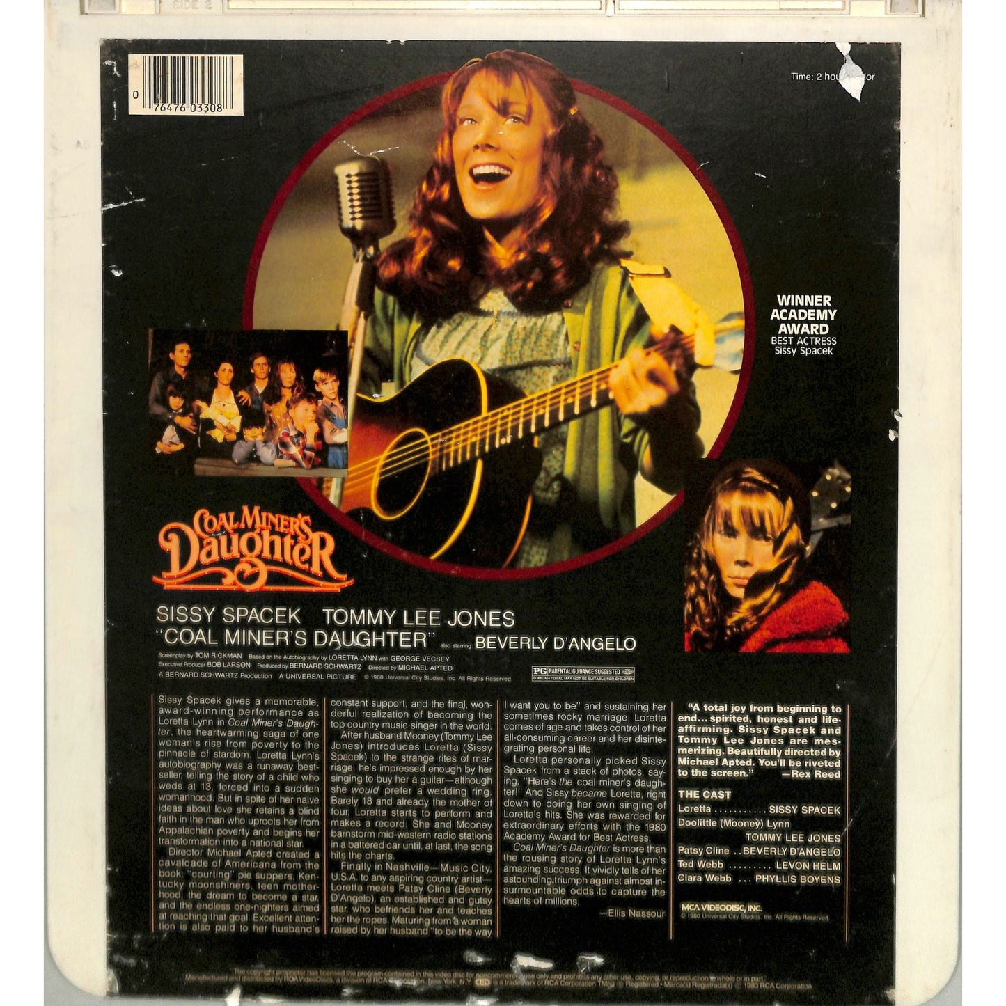 Coal Miner's Daughter (1980) Vintage CED Videodisc