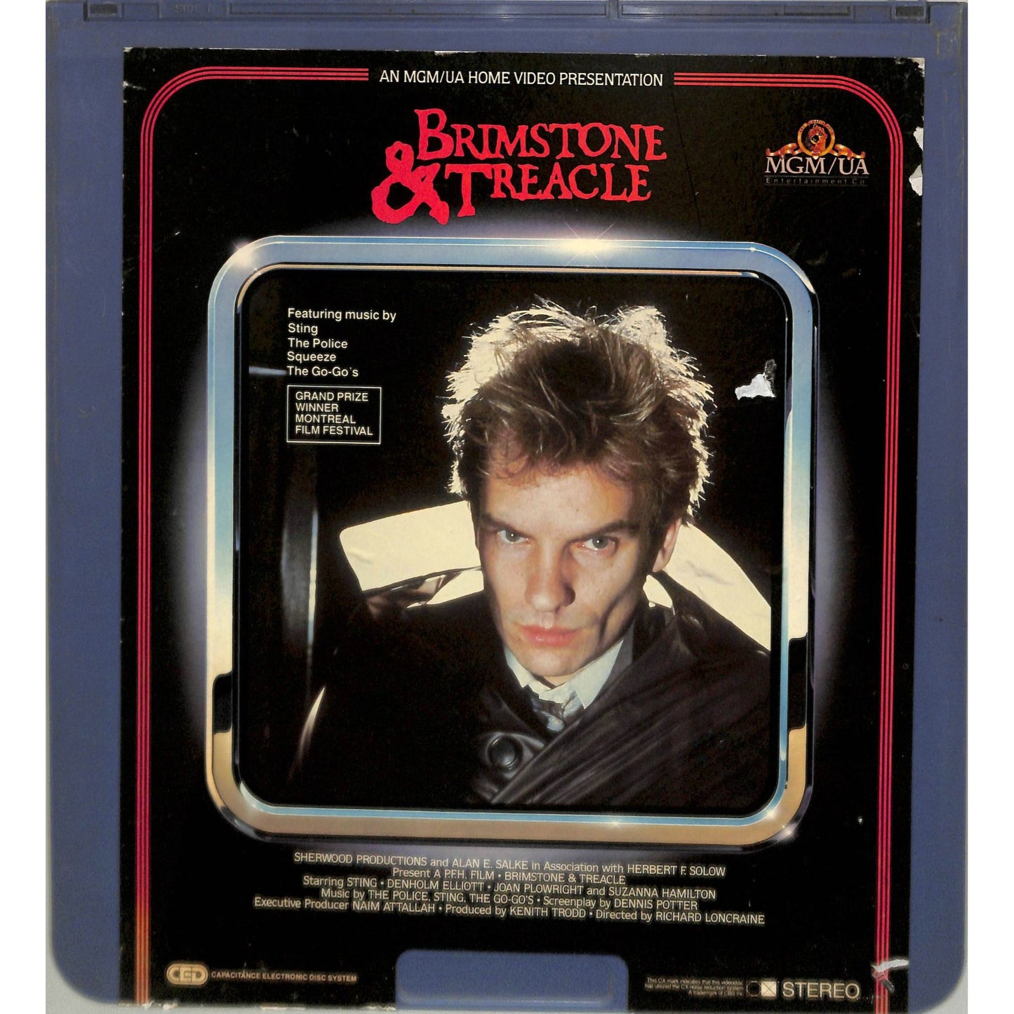 Brimstone & Treacle (1982) Vintage CED Videodisc