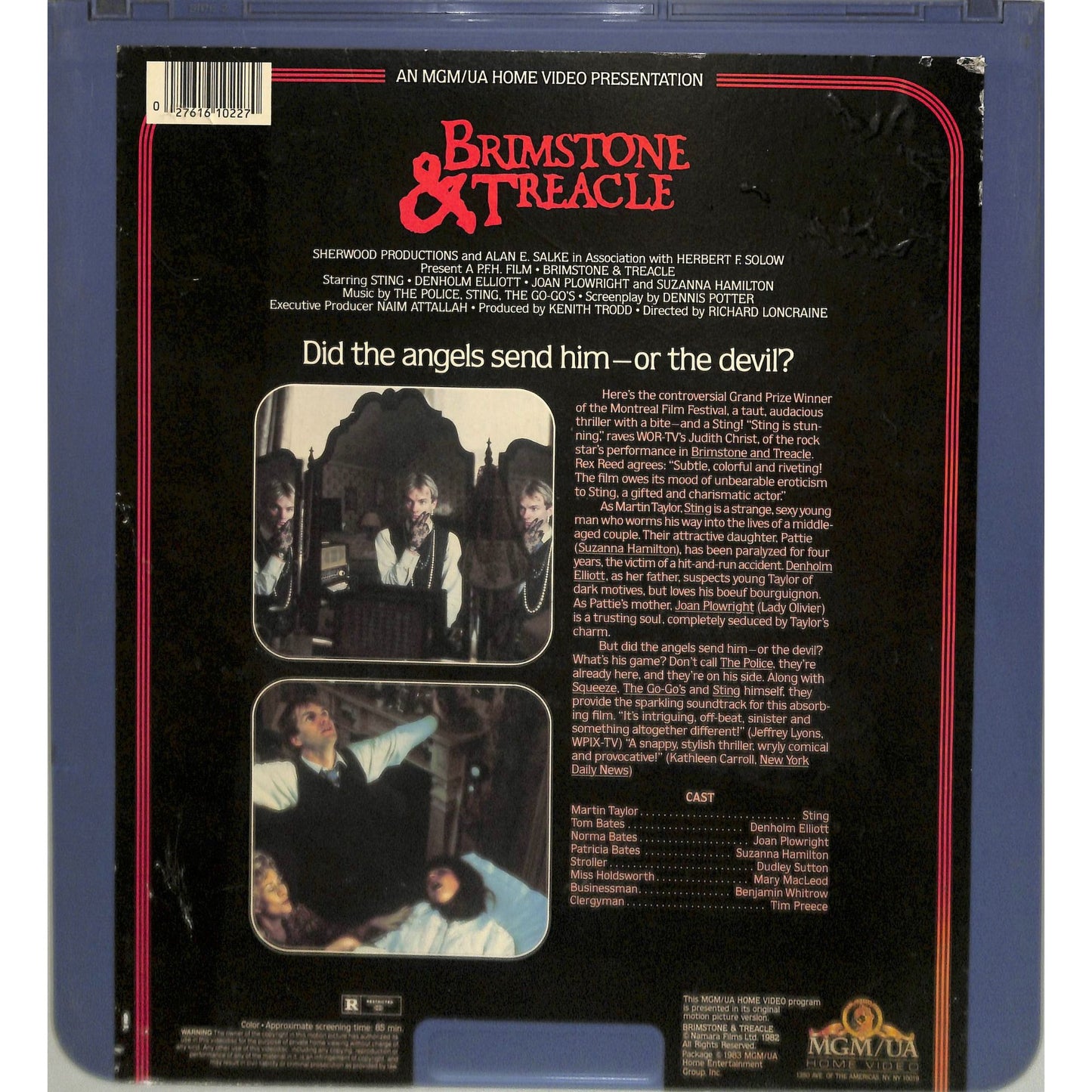 Brimstone & Treacle (1982) Vintage CED Videodisc
