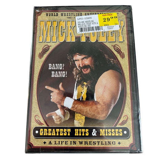 WWE Mick Foley: Greatest Hits & Misses Wrestling (DVD, 2004) NEW SEALED