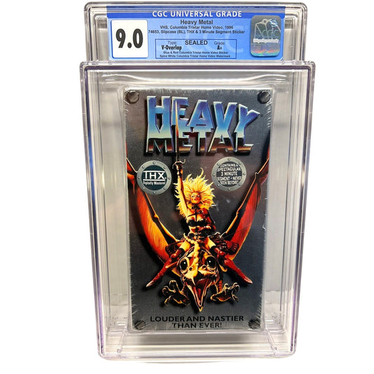 Heavy Metal (VHS) CGC Graded 9.0 SEALED A+