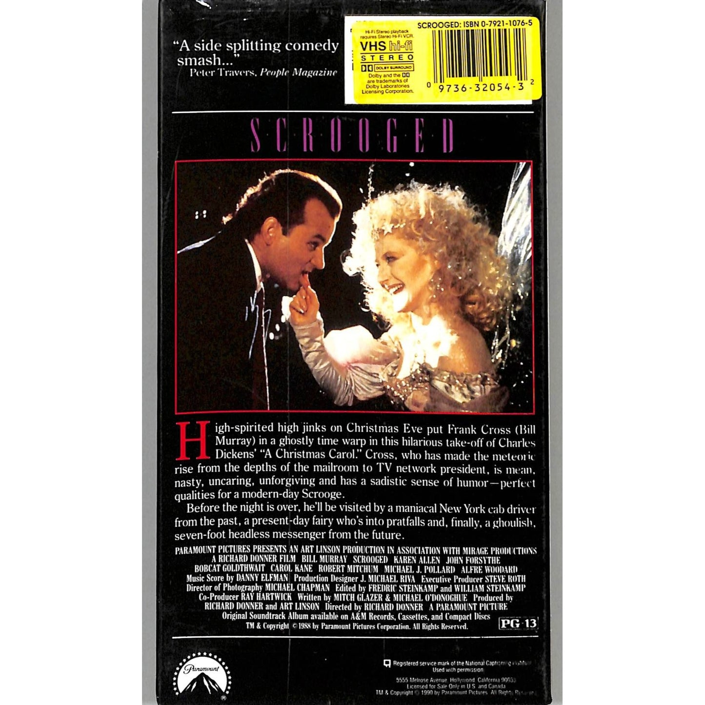 Scrooged (1988) VHS Tape SEALED NEW CONDITION