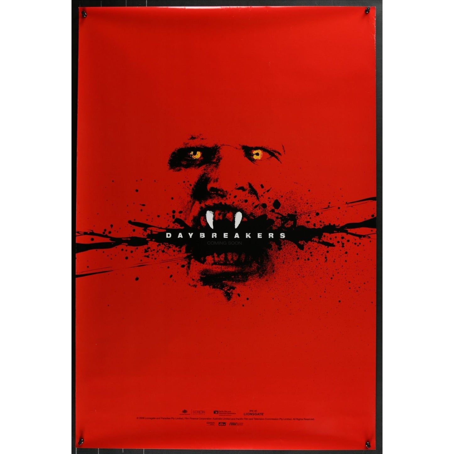 Daybreakers (2009) Original Double-sided Movie Poster Rolled 27x40