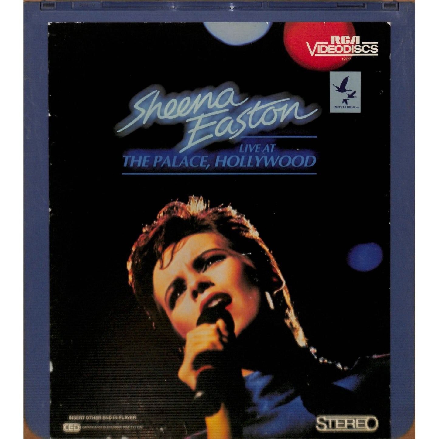 Sheena Easton-Live Palace Hollywood (1984) CED RCA SelectaVision TESTED WORKING