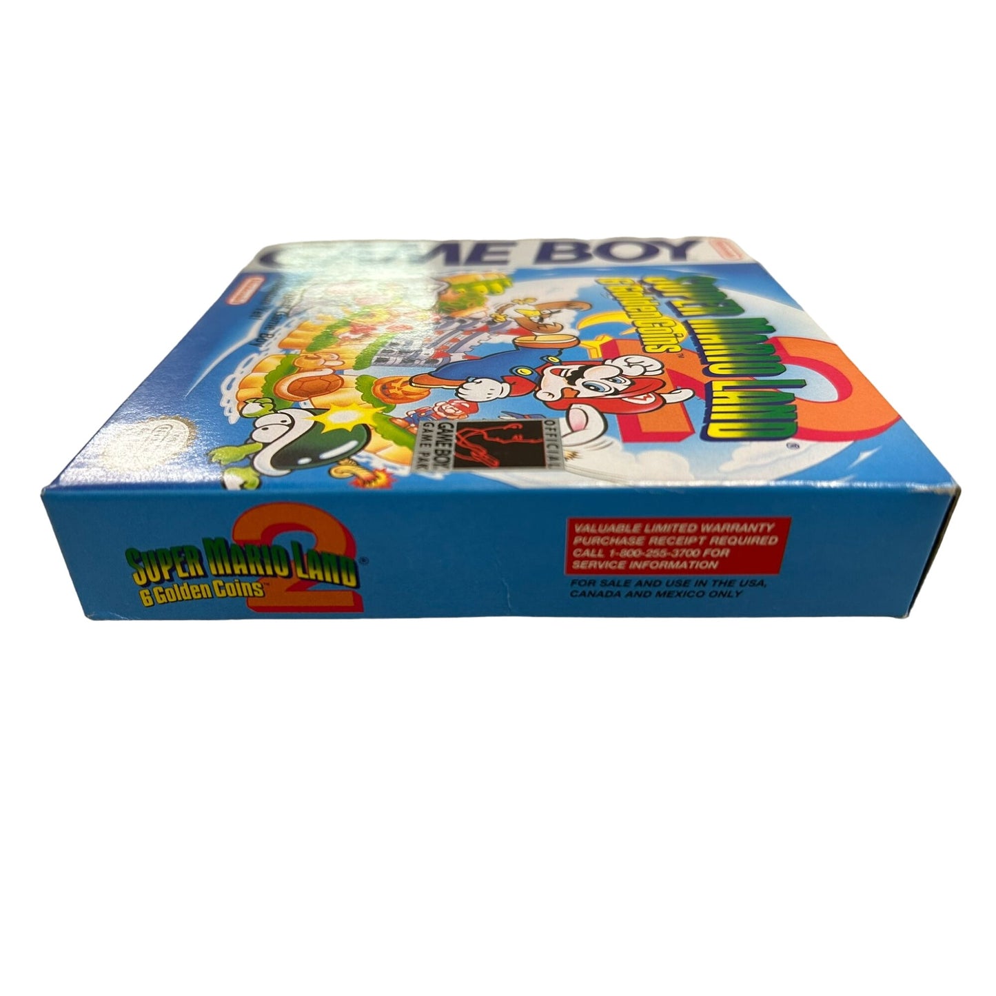 Super Mario Land 2 - 6 Golden Coins (Nintendo Gameboy, 1992) Box game and manual