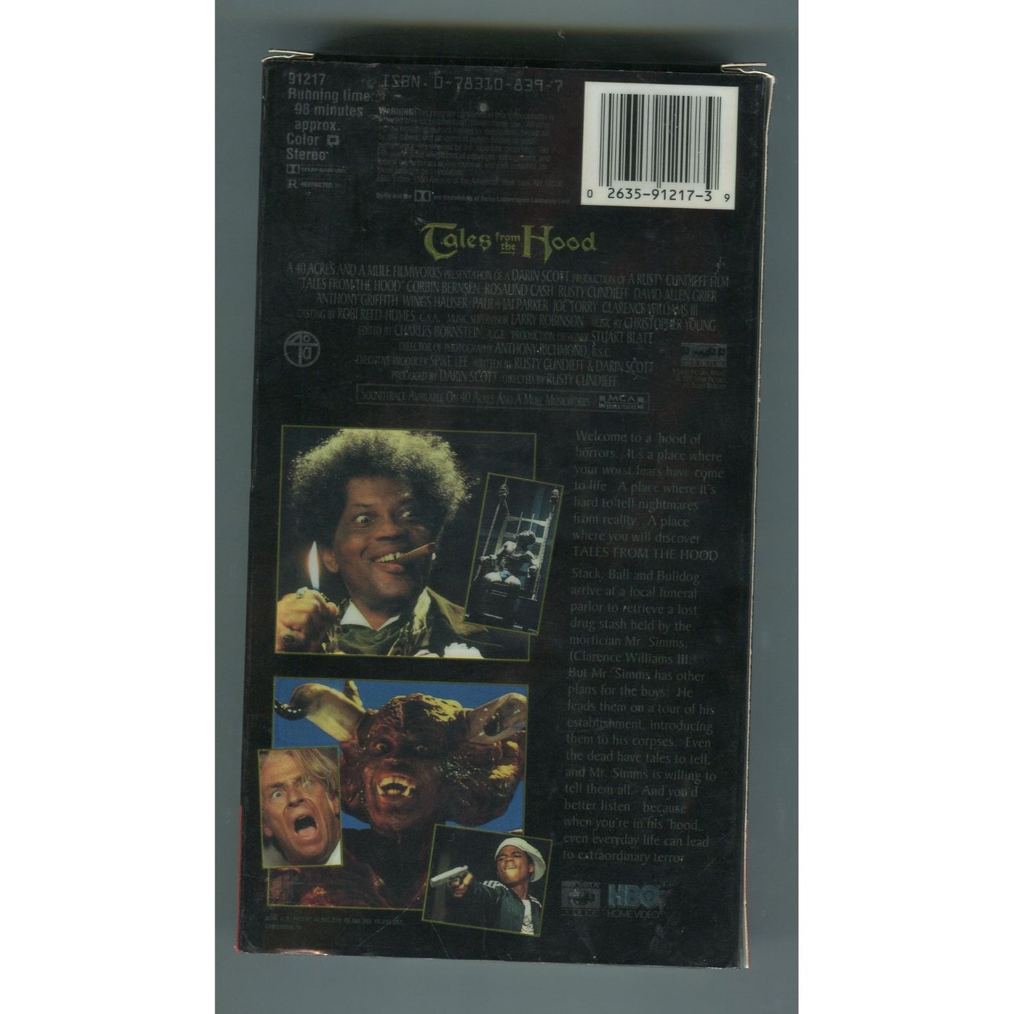 Tales From the Hood (1995) VHS Tape